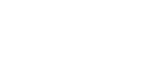 Minimalist black and white logo with abstract shapes and text